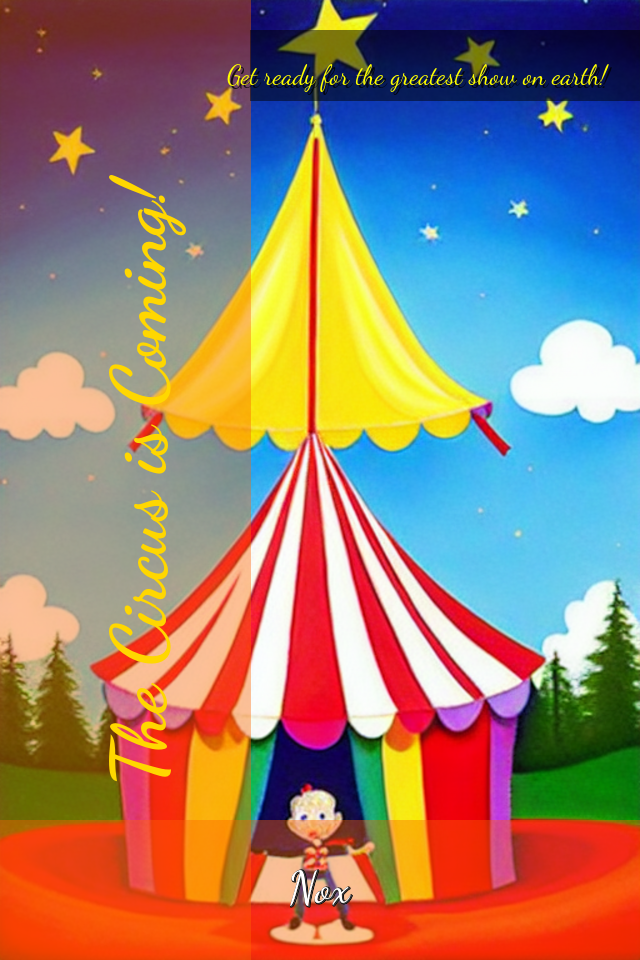 Cover for The Circus is Coming!