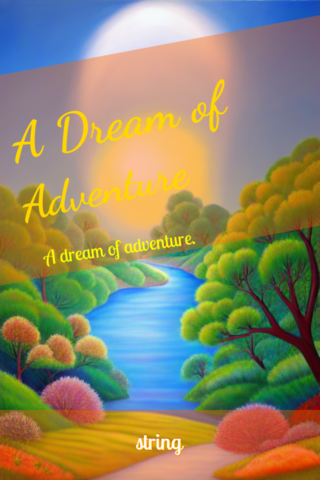 Cover for A Dream of Adventure